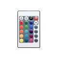 Lampa nocna regulowana TORP czarna LED RGB sterowana pilotem 87308 Zuma Line
