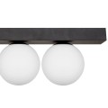 Lampa sufitowa podłużna czarna, szklane kule klosze 5xG9 SPHERE 1202  Zuma Line