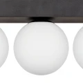 Lampa sufitowa podłużna czarna listwa z kloszami SPHERE 1204  Zuma Line