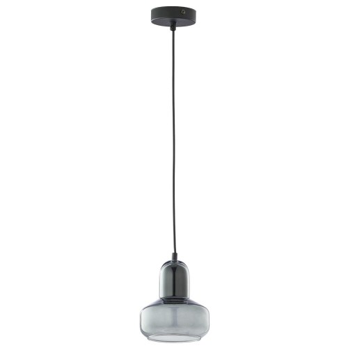 Lampa wisząca VICHY ze szklanym, grafitowym kloszem na GU10 TK Lighting