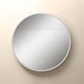 Eleganckie lustro łazienkowe z podświetlaną ramką LED 24W okrągłe D2526 Zuma Line