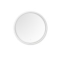 Eleganckie lustro łazienkowe z podświetlaną ramką LED 24W okrągłe D2526 Zuma Line