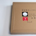 Eleganckie lustro łazienkowe z podświetlaną ramką LED 24W okrągłe D2526 Zuma Line