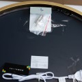 Eleganckie lustro łazienkowe z podświetlaną ramką LED 24W okrągłe D2526 Zuma Line
