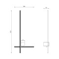 Minimalistyczny kinkiet MILL LED barwa neutralna do salonu złoty W4101-GD Zuma Line