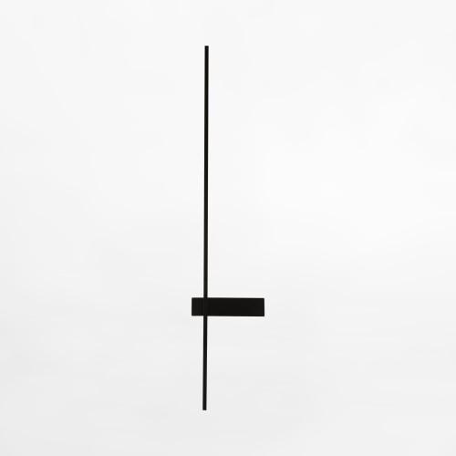 Minimalistyczny kinkiet podłużny ARCO LED czarny do sypialni W4100-90BK Zuma Line