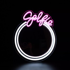 Neon LUSTRO SELFIE z dekoracyjnym podświetleniem do pokoju młodzieżowego FM-MT07 Zuma Line