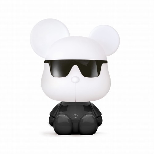 Lampka nocna dziecięca  MIŚ LED z trzy stopniowym włącznikiem KDR-604B-BL Zuma Line