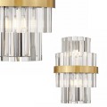 Kinkiet lampa ścienna Constantinople szczotkowany mosiądz W0567-02A-B52G Zuma Line