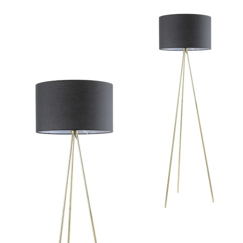 Lampa podłogowa CARA Czarny A4001-BK Zuma Line