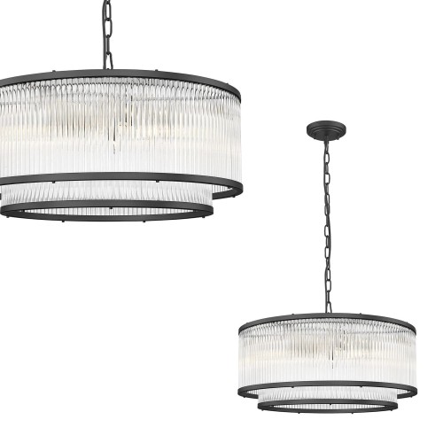 Lampa wisząca Sergio czarny mat P0528-06H-P7AC Zuma Line