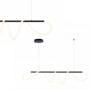 Lampa wisząca Balbo czarny 20006PM-BK Zuma Line