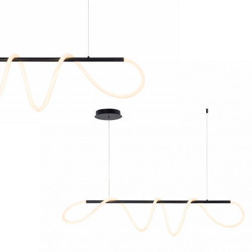 Lampa wisząca Balbo czarny 20006PM-BK Zuma Line