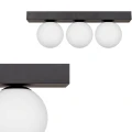 Lampa sufitowa podłużna czarna listwa z kloszami SPHERE 1204  Zuma Line