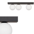 Lampa sufitowa listwa z trzema szklanymi kloszami SPHERE 1203  Zuma Line