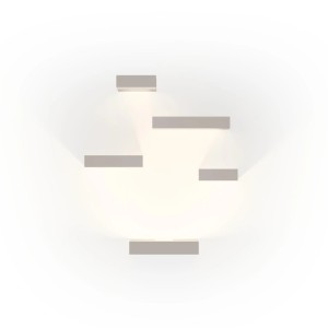 Kinkiet biały VIBIA 775393/12 SET LED 1x9W powystawowy