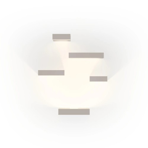 Kinkiet biały VIBIA 775393/12 SET LED 1x9W powystawowy