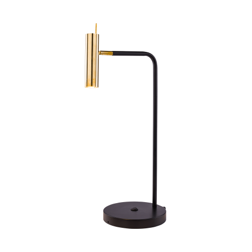 Lampa biurkowa AMOS 0174 czarno-złota Amplex - wyprzedaż ekspozycji