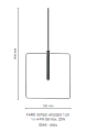 Lampa wisząca FARO 0544 czarny/złoty Amplex - wyprzedaż ekspozycji
