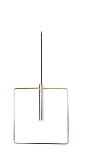 Lampa wisząca FARO 0544 czarny/złoty Amplex - wyprzedaż ekspozycji