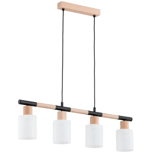 Lampa wisząca DELLA drewniana 4xE27 63351 Alfa