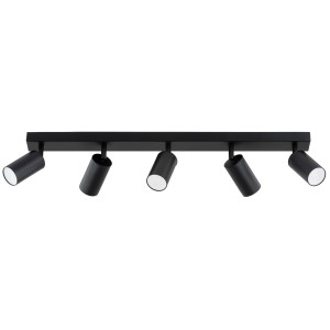 Lampa sufitowa ATLET czarna 5xGU10 63329 Alfa