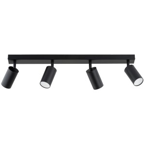 Lampa sufitowa ATLET czarna 4xGU10 63328 Alfa