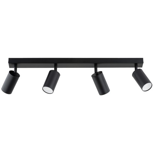 Lampa sufitowa ATLET czarna 4xGU10 63328 Alfa