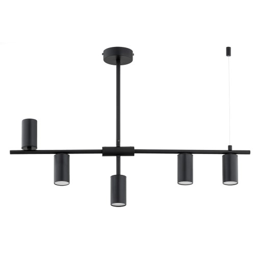 Lampa sufitowa SAUR czarna 5xGU10 63322 Alfa