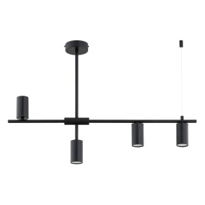 Lampa sufitowa SAUR czarna 4xGU10 63321 Alfa