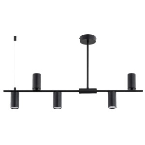 Lampa sufitowa URANOS czarna 5xGU10 63315 Alfa
