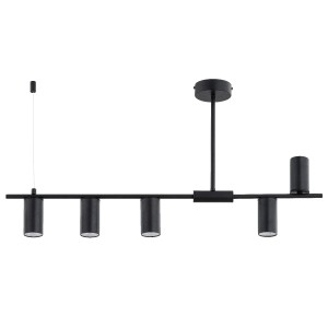 Lampa sufitowa URANOS czarna 5xGU10 63314 Alfa