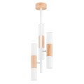 Lampa sufitowa HIROCO biała 6xE14 63264 Alfa