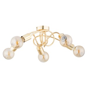 Lampa sufitowa FARTA złota 5xE27 63262 Alfa
