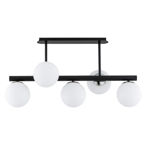 Lampa sufitowa TUKANE czarna/chrom 5xE14 63260 Alfa