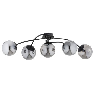 Lampa sufitowa GILIAN czarna 5xE14 63241 Alfa
