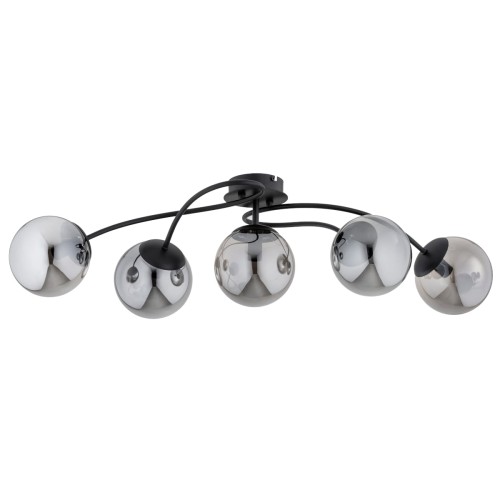 Lampa sufitowa GILIAN czarna 5xE14 63241 Alfa