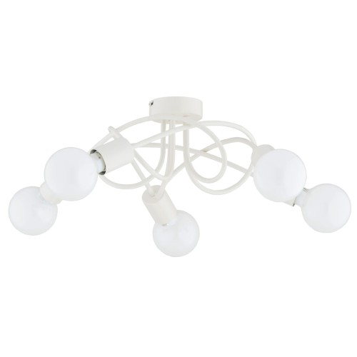 Lampa sufitowa BOSTON kremowa 5xE27 63240 Alfa