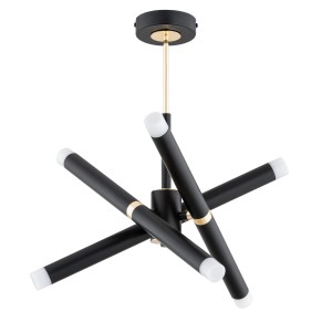Lampa sufitowa VILIO czarny/złoty 6xG9 63235 Alfa