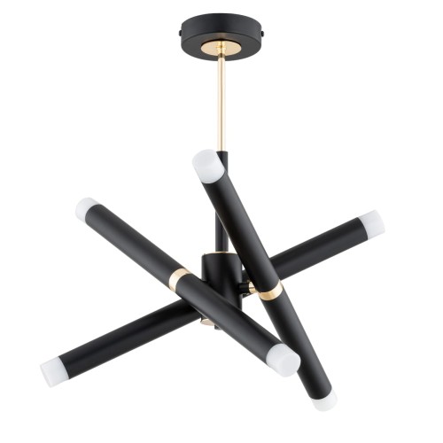 Lampa sufitowa VILIO czarny/złoty 6xG9 63235 Alfa