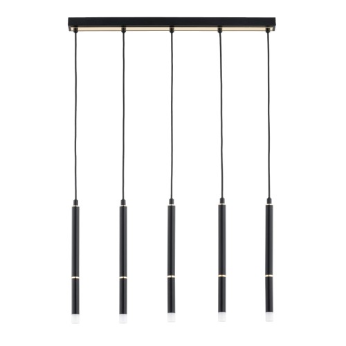 Lampa wisząca DERANY czarny/złoty 5xG9 63230 Alfa