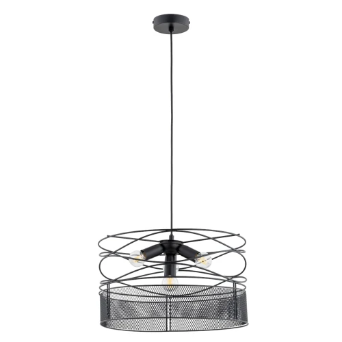 Lampa wisząca DIUK NET czarna 4xE27 63227 Alfa