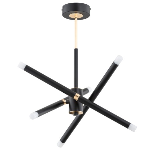 Lampa sufitowa OVILI złoto/czarna 6xG9 LED 63225 Alfa
