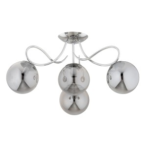 Lampa sufitowa OXA chrom 4XE14 63215 Alfa