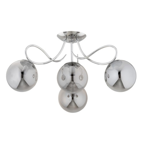 Lampa sufitowa OXA chrom 4XE14 63215 Alfa