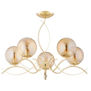 Lampa sufitowa ELITA złota 5xE14 63209 Alfa