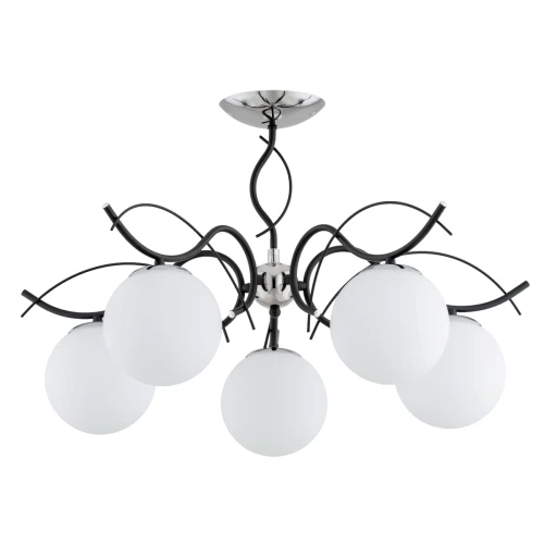 Lampa sufitowa YUTA czarna 5xE14 63208 Alfa