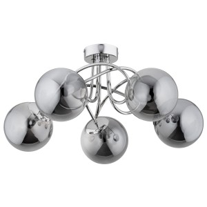 Lampa sufitowa BANKO chrom 5xE14 63205 Alfa