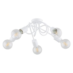 Lampa sufitowa INTER biała 5xE27 63197 Alfa