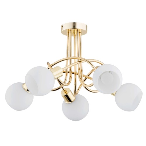 Lampa sufitowa ERYKA złota 5xE14 63186 Alfa